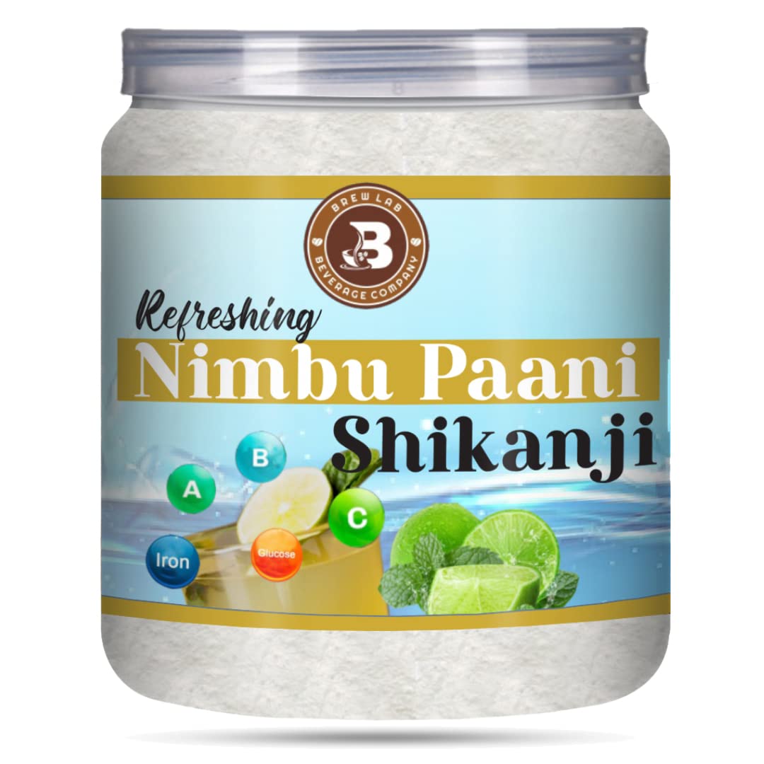 Brew Lab Refreshing Nimbu Pani Shikanji | Nimbu Pani Masala | Instant Summer Drink Mix | Hydration Drink-250 gm (B09ZB9QYRN) Amazon Price History, Amazon Price Tracker