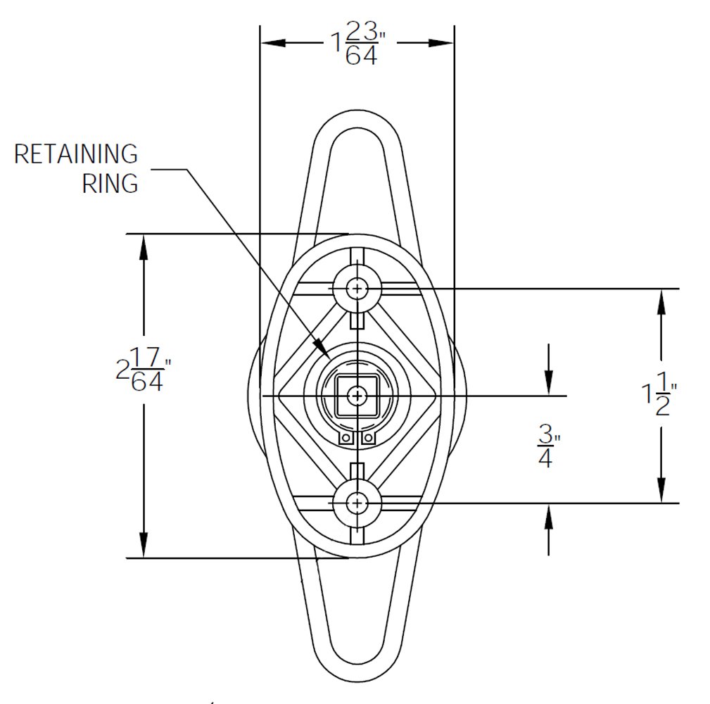Buy THandle for ARE Pickup Truck Camper Shell Door with 2 Keys Online