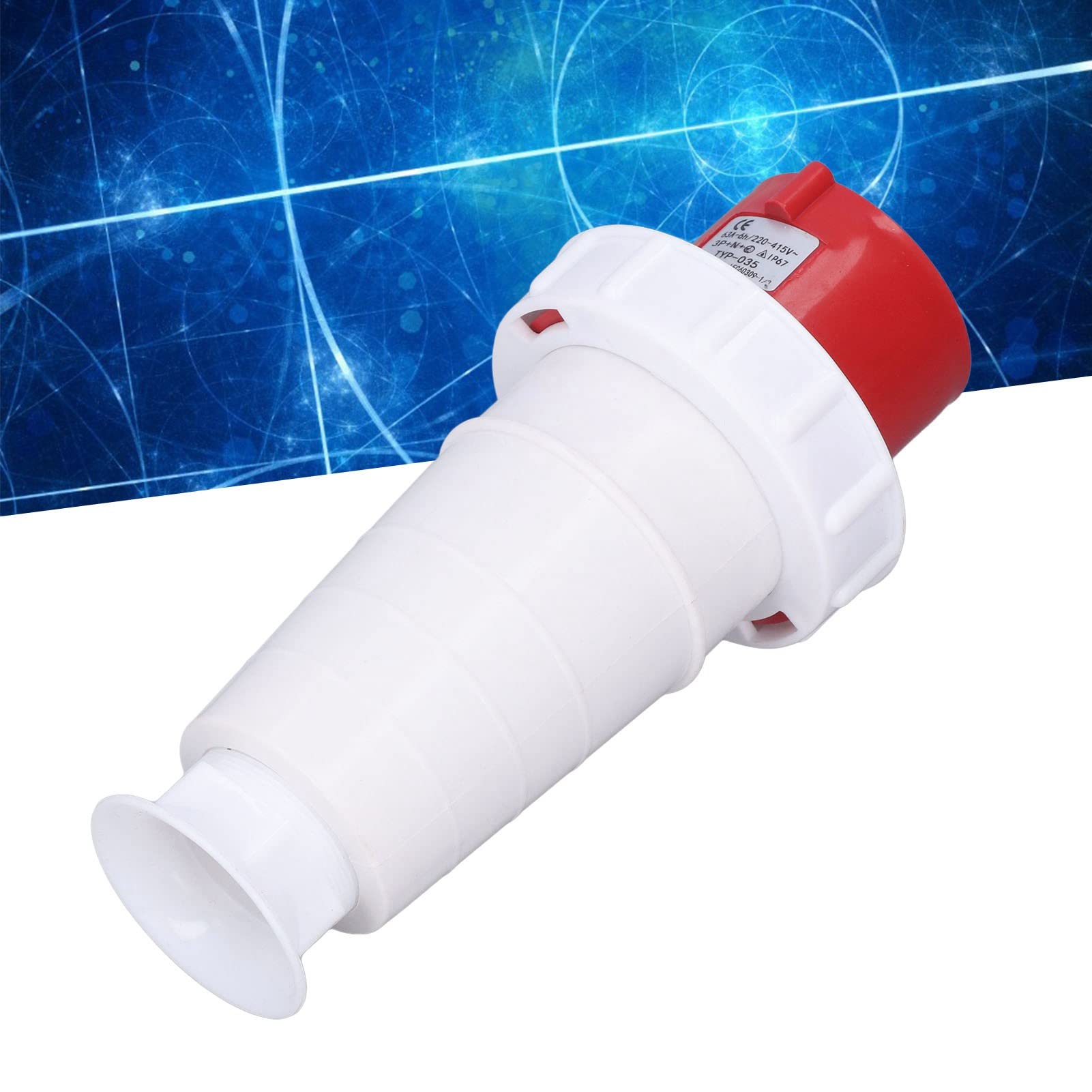 Garosa Connettore Industriale Circolare 5 Pin 63A IP67 Impermeabile Presa Aviazione 220 415V per Cavo Elettrico con Chiavi a Bussola Accessorio Waterproof Industriale Connettore Elettrico
