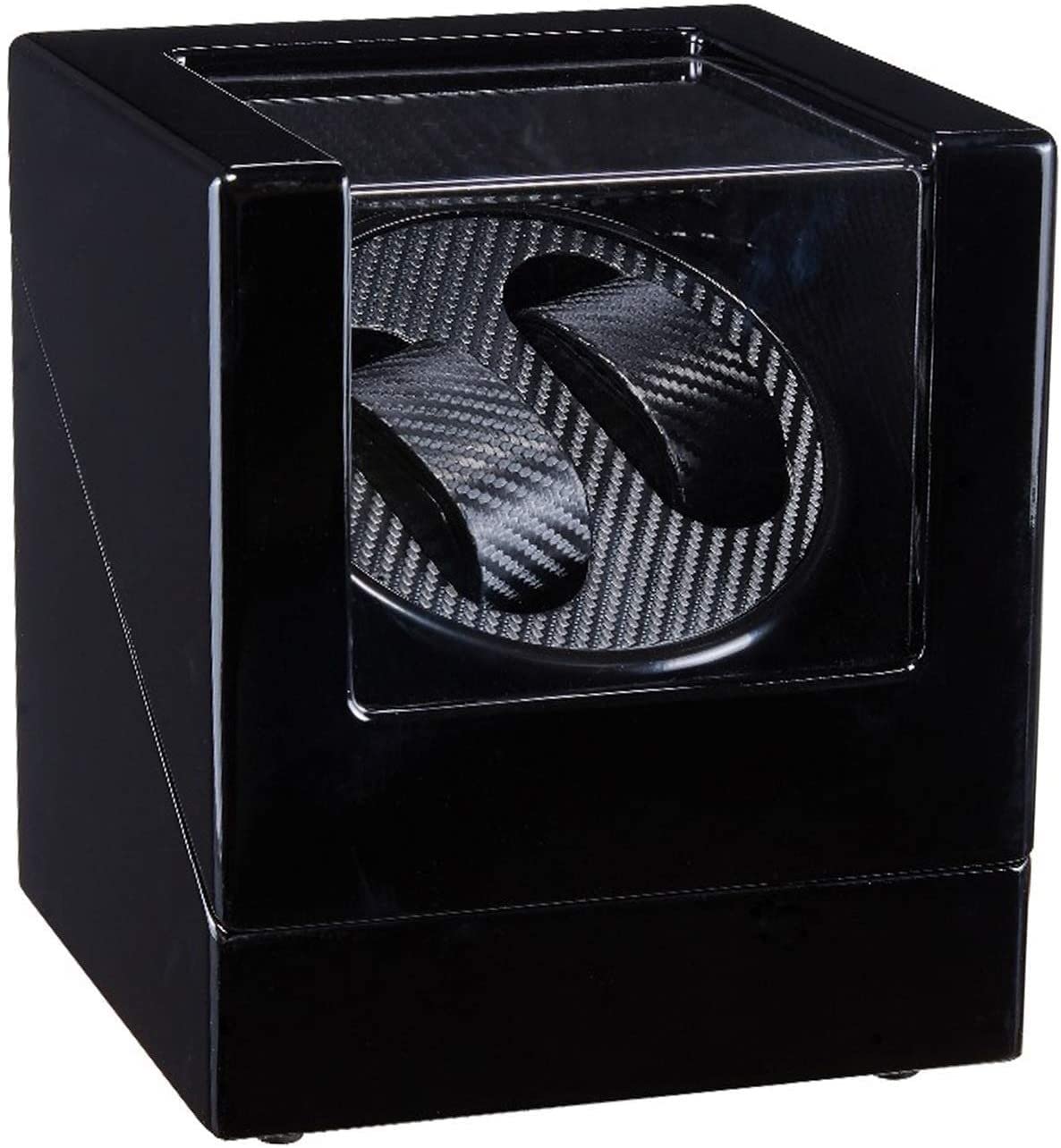 CGCSYZ Automatic Double Watch Winder Box Wood Shell Piano Paint Exterior Silent Motor For Men's And Ladies Wrist Watch Accessories (D)