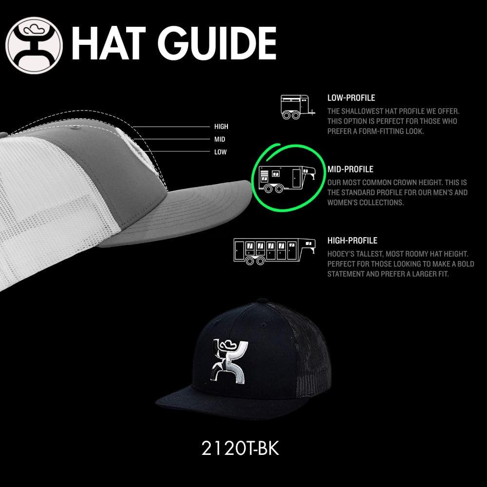 HOOEY Texican Texas Trucker Hat for Men – Adjustable Snapback Mesh Baseball Cap - Western Work & Casual Wear Breathable Mesh - Image 7