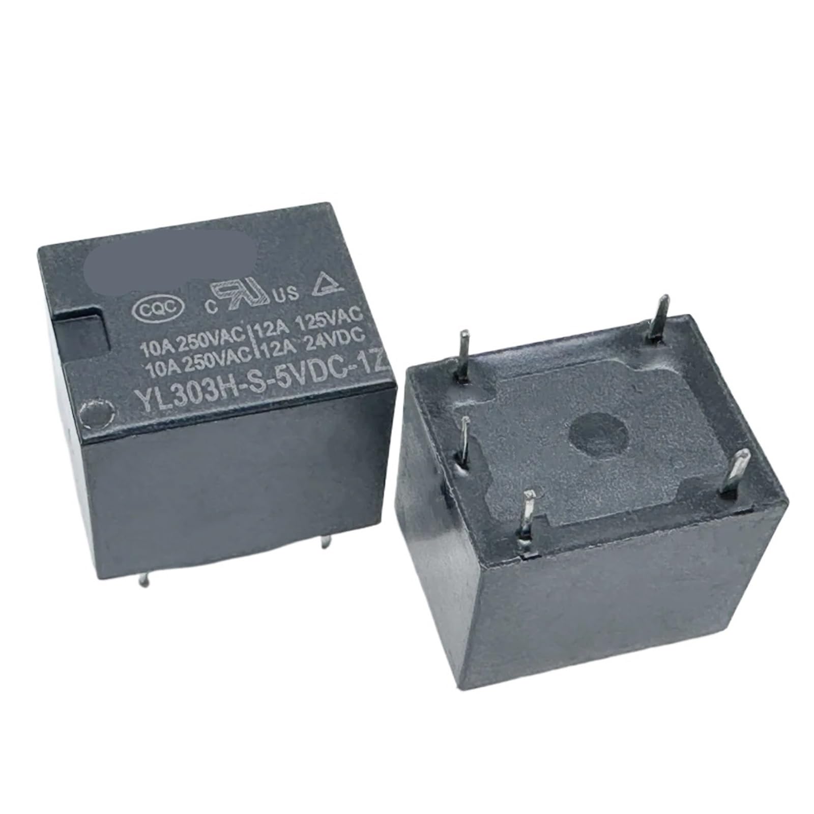 Relais YL303H-S-12VDC-1Z T73C 5pins composant pcb 5v 24v