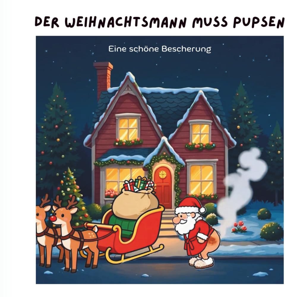 Der Weihnachtsmann muss pupsen: Eine humorvolle Weihnachtsgeschichte für Groß und Klein: Eine schöne Bescherung