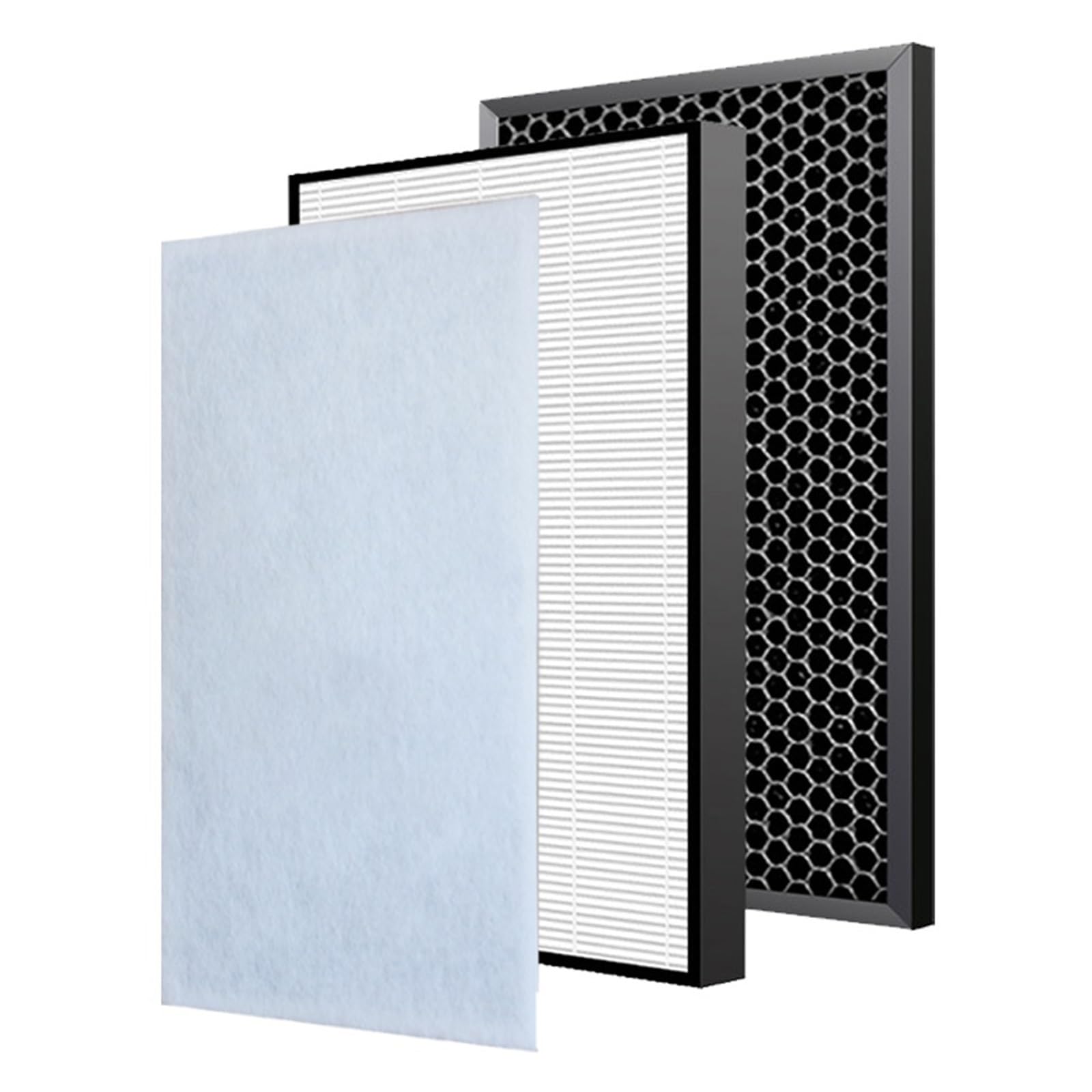 Jxhoengpo 1Set Hepa Carbon Filter Replacement, Compatible With Sharp, For Fz-60Sef Fz-40Sef Air Purifier Fu-888Sv Fu-P60s Fu-P40s Fu-40Se Fu-4031Nas