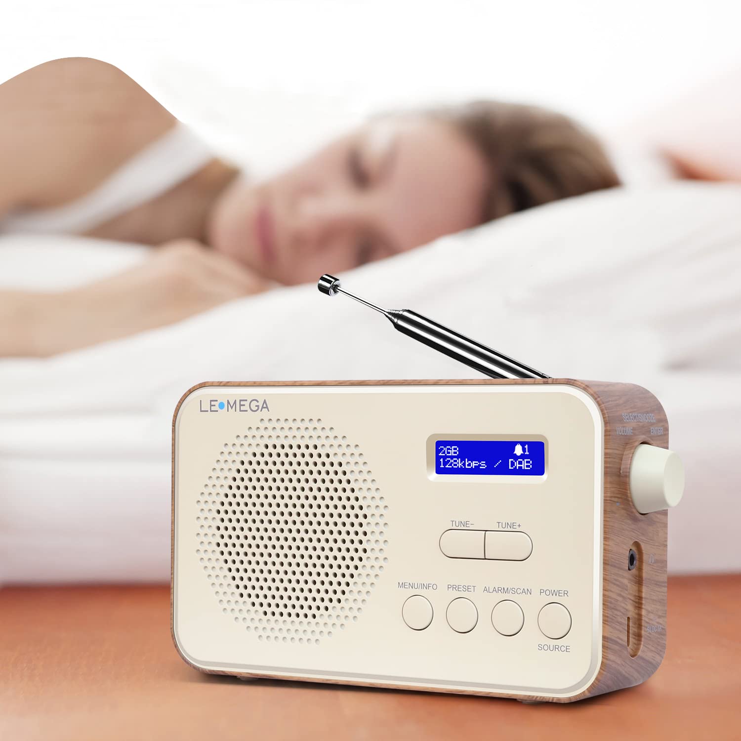 LEMEGA PR2 Portable DAB/DAB+ and FM Digital Radio,Personal Pocket DAB