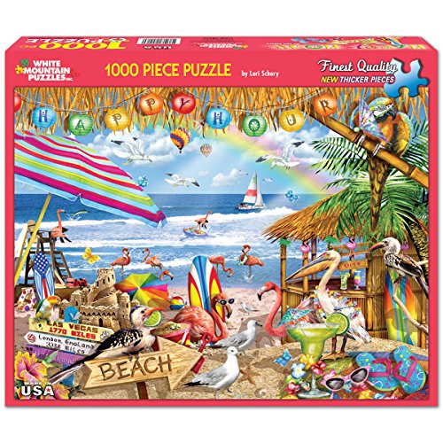 White Mountain Puzzles Happy Hour, 1000 Piece Jigsaw Puzzle White Mountain Puzzles Happy Hour, 1000 Piece Jigsaw Puzzle