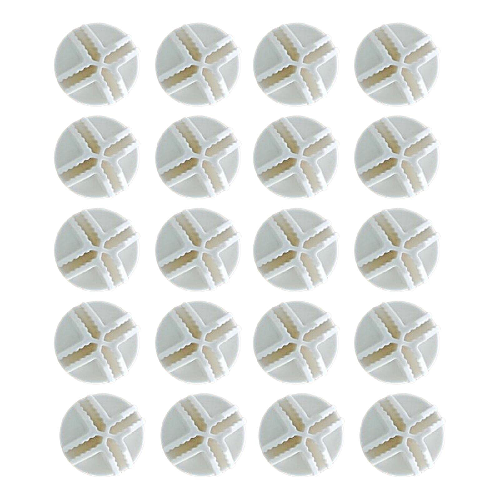 20x Wire Cube Connectors Repair Parts Grid Connectors Grid for Modular Organizer White Angle-image-28