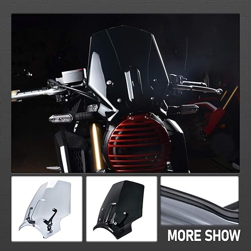 Miniatura 6 de Parabrisas de motocicleta Pare-brise con soporte para H.onda CB1000R CB 1000R CB 1000R 1000 R 2018-2020 CB650R CB 650R CB 650 R CB-650-R 2019-2023