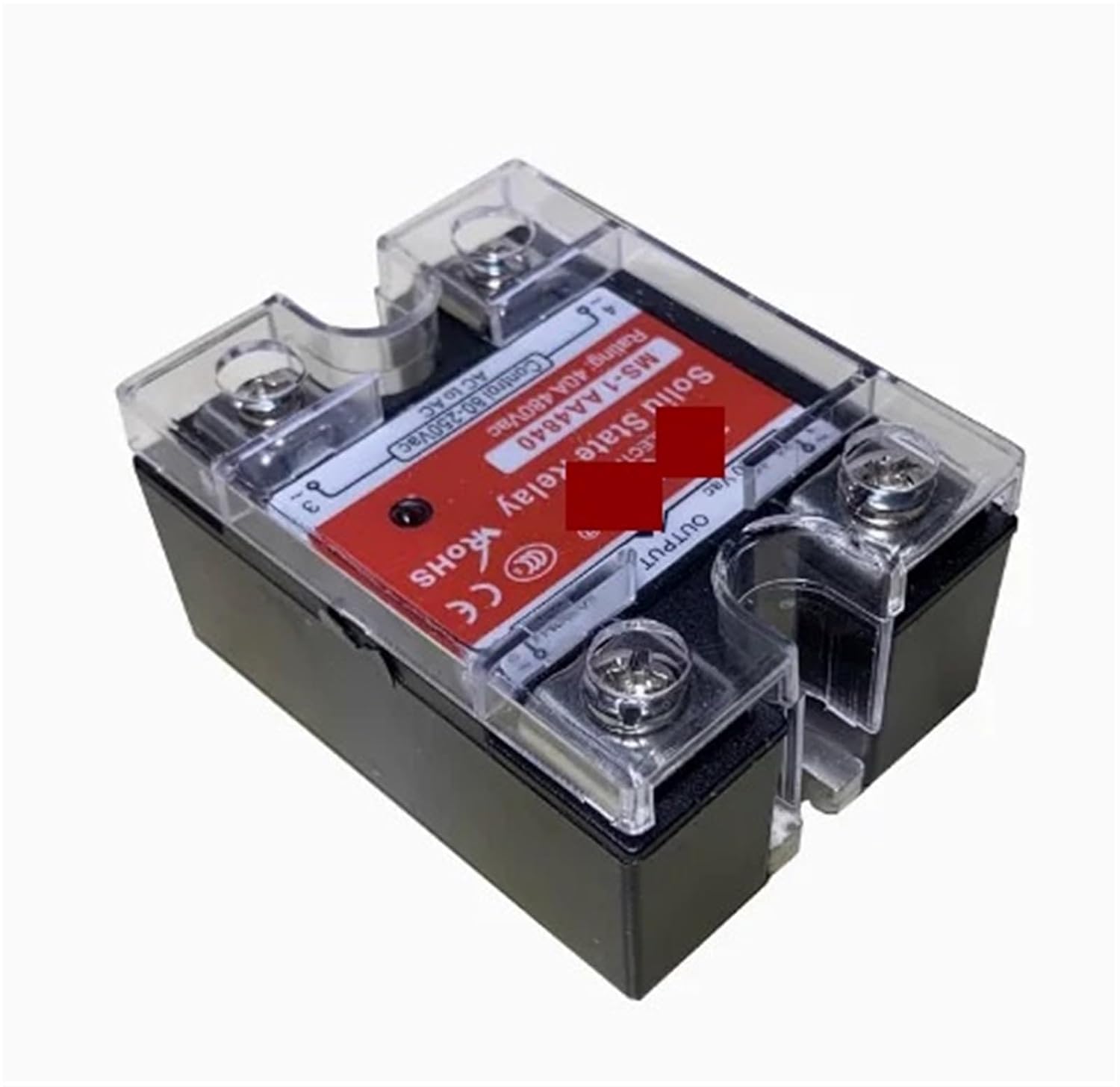 Single-Phase Solid State Relay MS-1AA4810 MS-1AA4825 MS-1AA4840 MS-1AA4860 MS-1AA4880 MS-1AA48100 MS-1AA48120 AC Control AC(MS-1AA4880)