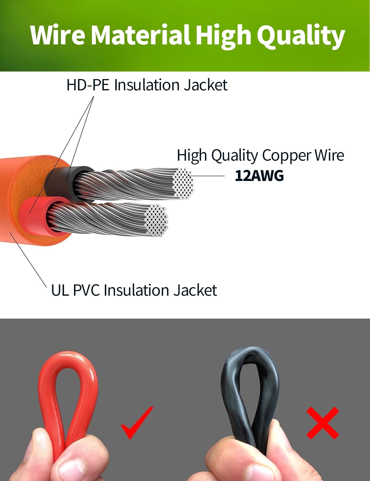 Lonnky Cavo di ricarica solare MC4 a XT60i, 12 AWG, 5 m, connettore del pannello solare a XT60i, cavo adattatore femmina per centrali elettriche portatili RV generatore solare batteria Lipo