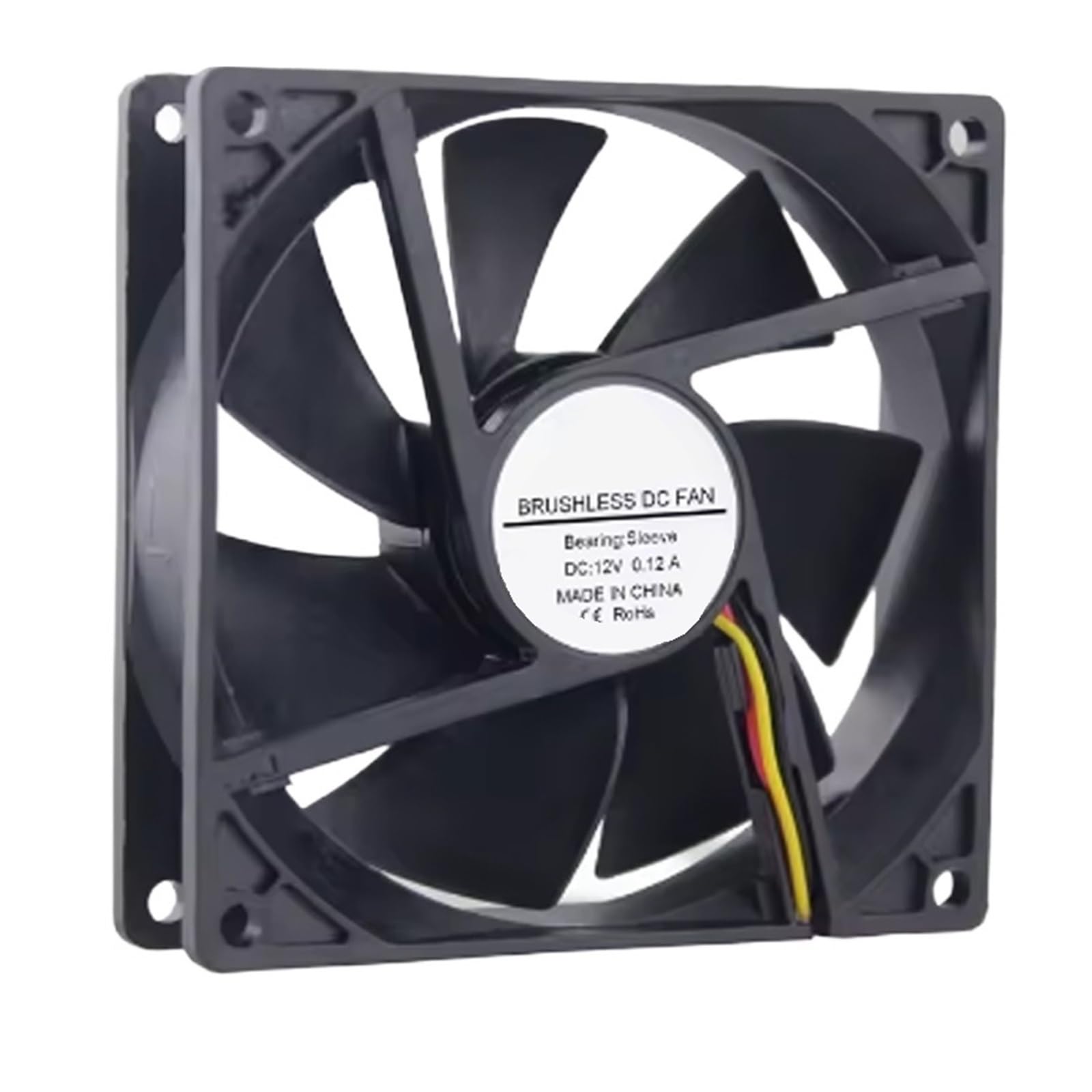 IVEKYKIBC 1Pcs 90mm 12V 3Pin DC 92mm x25mm Cooling Fan 92x92x25mm 9225 9cm