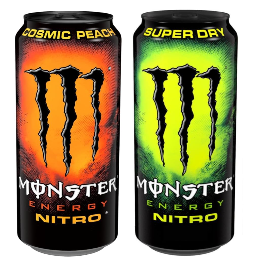Monster Nitro Super Dry Energy Drink & Monster Energy Nitro Cosmic