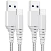 USB Type C Fast Charging Cable 2M 3M,Charger Cable for Samsung Galaxy A52 A54 A14 A72 A52S A32 A42 5G A12 A22 M12 M32 A53 A13 A51 A71 A31 A41 A21S,Nokia 5.4 XR20 3.4 G10 G20,3A Long Charge Lead Cord