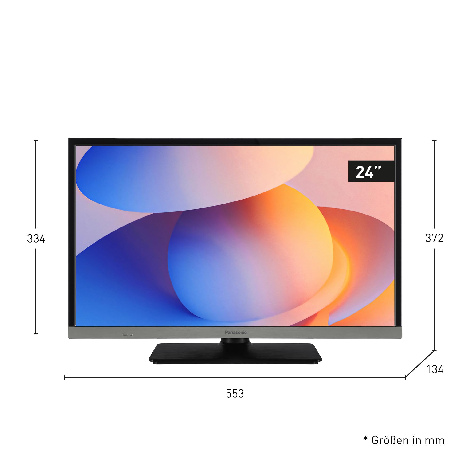 Panasonic TB-24S40AEZC, 24 Zoll Fernseher HD LED TV, TiVo | Google-und Alexa-Sprachsteuerung, Gaming-Modus, Media Player, HDR, HDMI, WLAN, Smart TV, S40 Serie