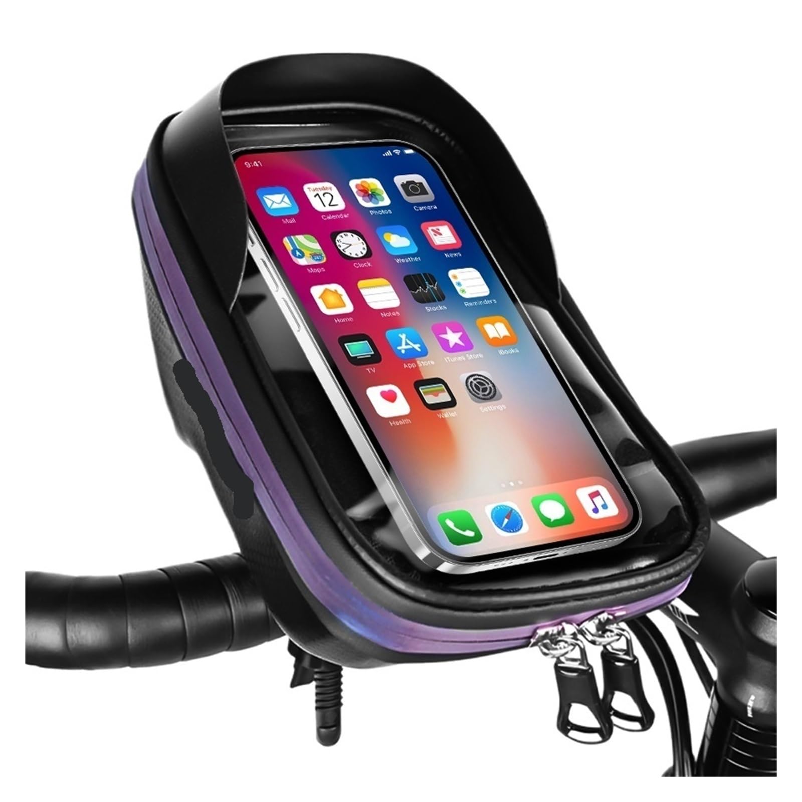 1 szt. Wodoodporna torba do mocowania telefonu rowerowego 1,4 l EVA Hardshell