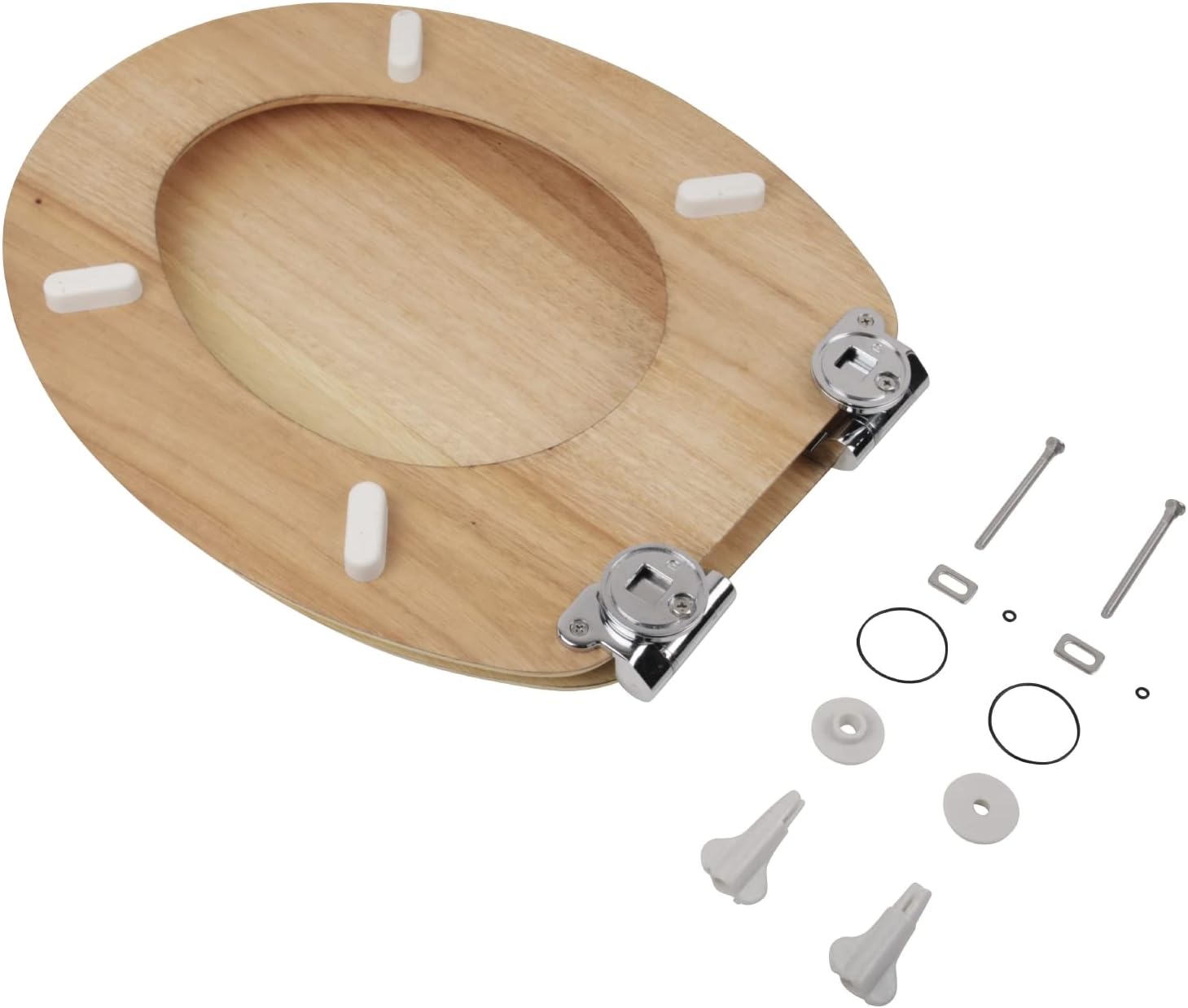 Product Deal Venezia Toilet Seat with Soft-Close Comfort and Fast Fix Mechanisms, 40306 1