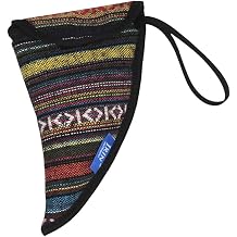 Special National Style Ocarina Bag Case Holder Cotton Material with Carry Handle Lightweight Woven Pattern Tribal Feel Beautiful Attractive Convenient Great Gift for Lovers