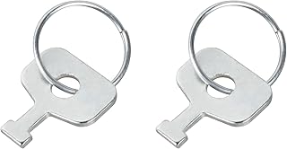 61-509 Emergency Release Key for Schlage B571 & Falcon D271 Indicator Deadbolts, Stainless Steel Lock Override Tool for Offices, Hospitals, Schools & Facility Managers - 2pcs