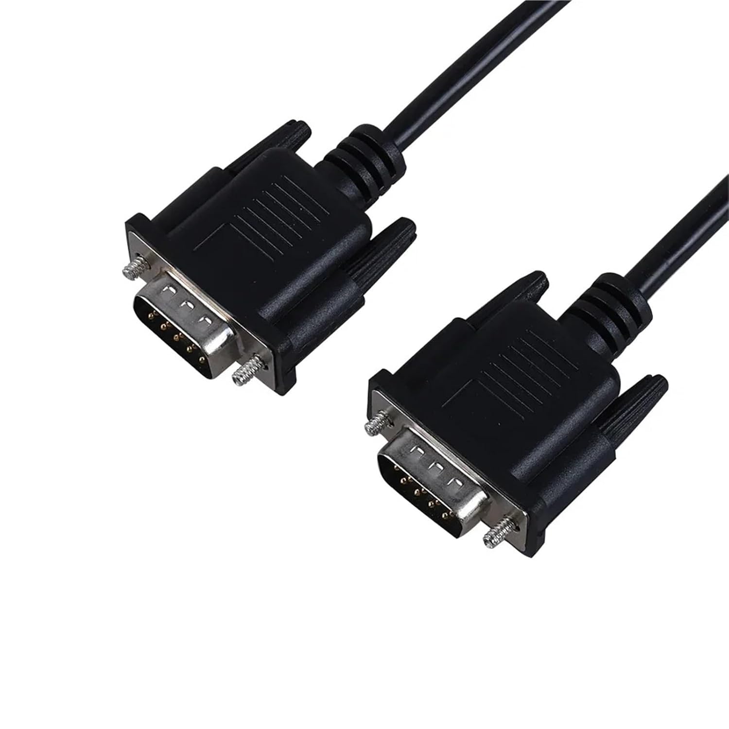 1pc DB9 Pin Serial Cable Extended Wire RS232 COM Female to Female Male to Male Direct Connection(1.5m,Male to Male)