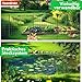 Floordirekt Teichzaun Gartenzaun Steckzaun Komplettset Metall 5X Gerade, Zaun zum stecken für Garten, Gitterzaun Set Freigehege für Tiere Pablo Anthrazit