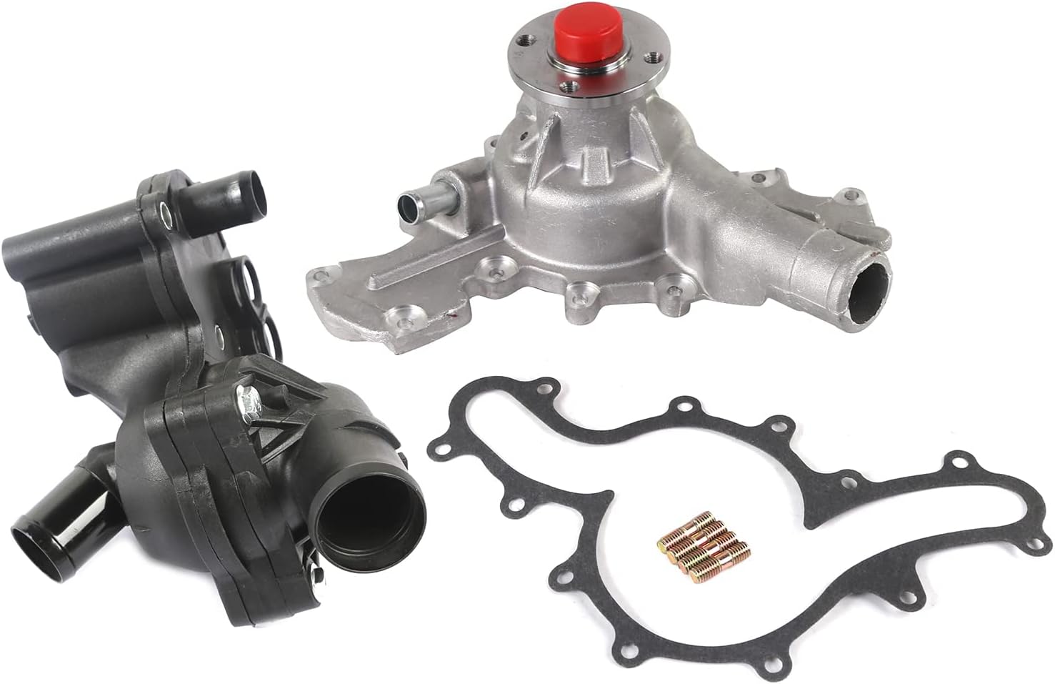 Water Pump W/Thermostat Assembly Fit 2002-2011 for Ford Explorer Ranger 4.0L & 2002-2010 for Mercury Mountaineer 4.0L V6