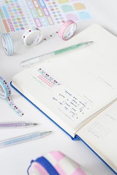 Matt Notebook 2026-2027 A5 Keten Akademik Ajanda 15x21 cm - 17 Aylık Mavi