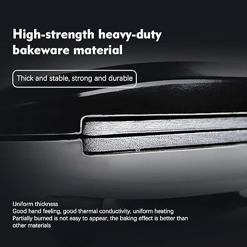 Miniatura 4 de Mini máquina de donas, hornea 8 mini donuts, para desayuno, aperitivos, postres y más calefacción de doble cara Diseño físico antiadherente