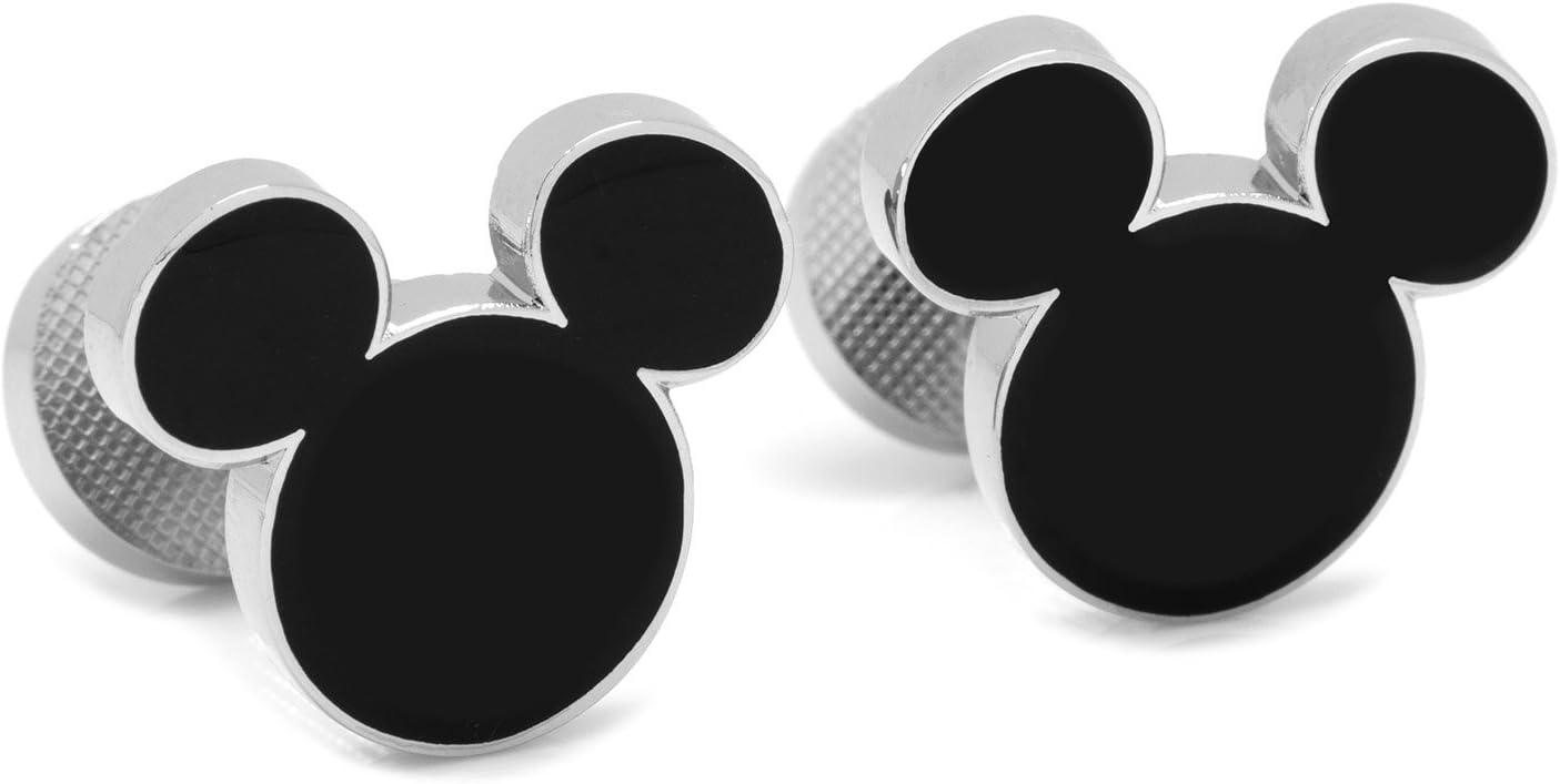 Disney Mickey Mouse Silhouette Cufflinks, Officially Licensed