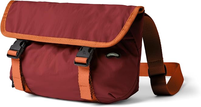 Bellroy Cinch Mini Messenger 6 liter lightweight, compact shoulder bag, water-resistant fabric, effortless organization - Crimson