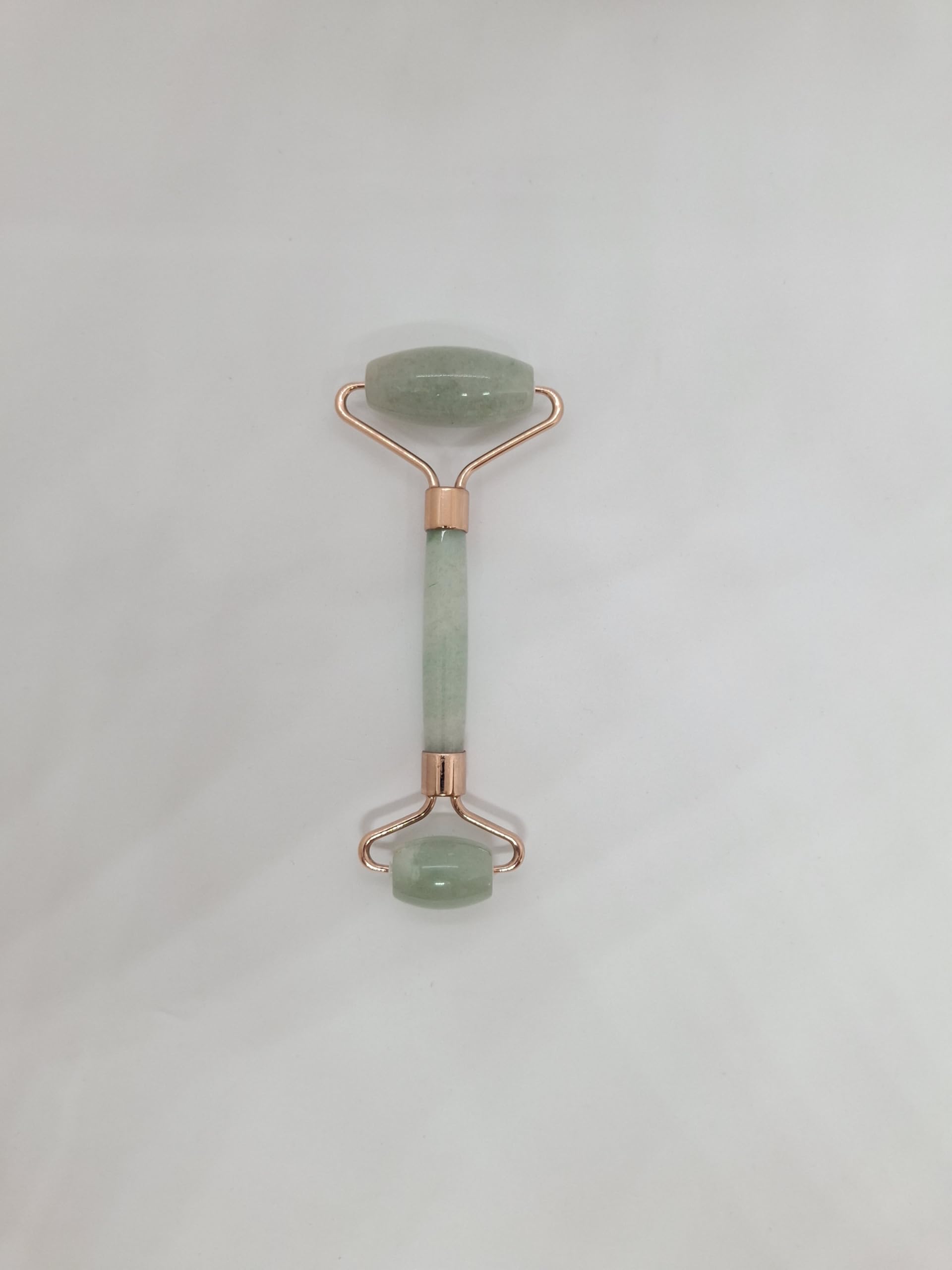 Lucky&Store Facial Massage Natural Color Green Jade Stone Roller Smooth Texture Natural Stone Width 4.50 cm / 2 cm