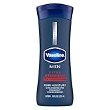 Vaseline Men Healing Moisture Hand and Body Lotion Extra Strength 10 oz