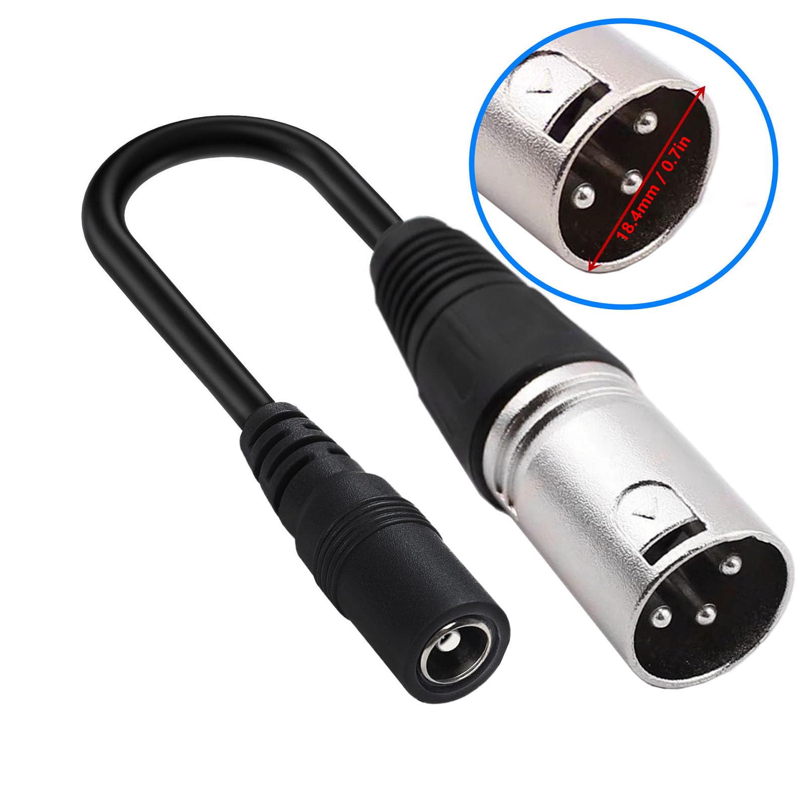 Cavi di Conversione per Caricabatterie di Monopattini Elettrici, Adattatore Maschio-Femmina Multi-Compatibile con PVC Ignifugo e Connettori in Ottone, per Hoverboard,