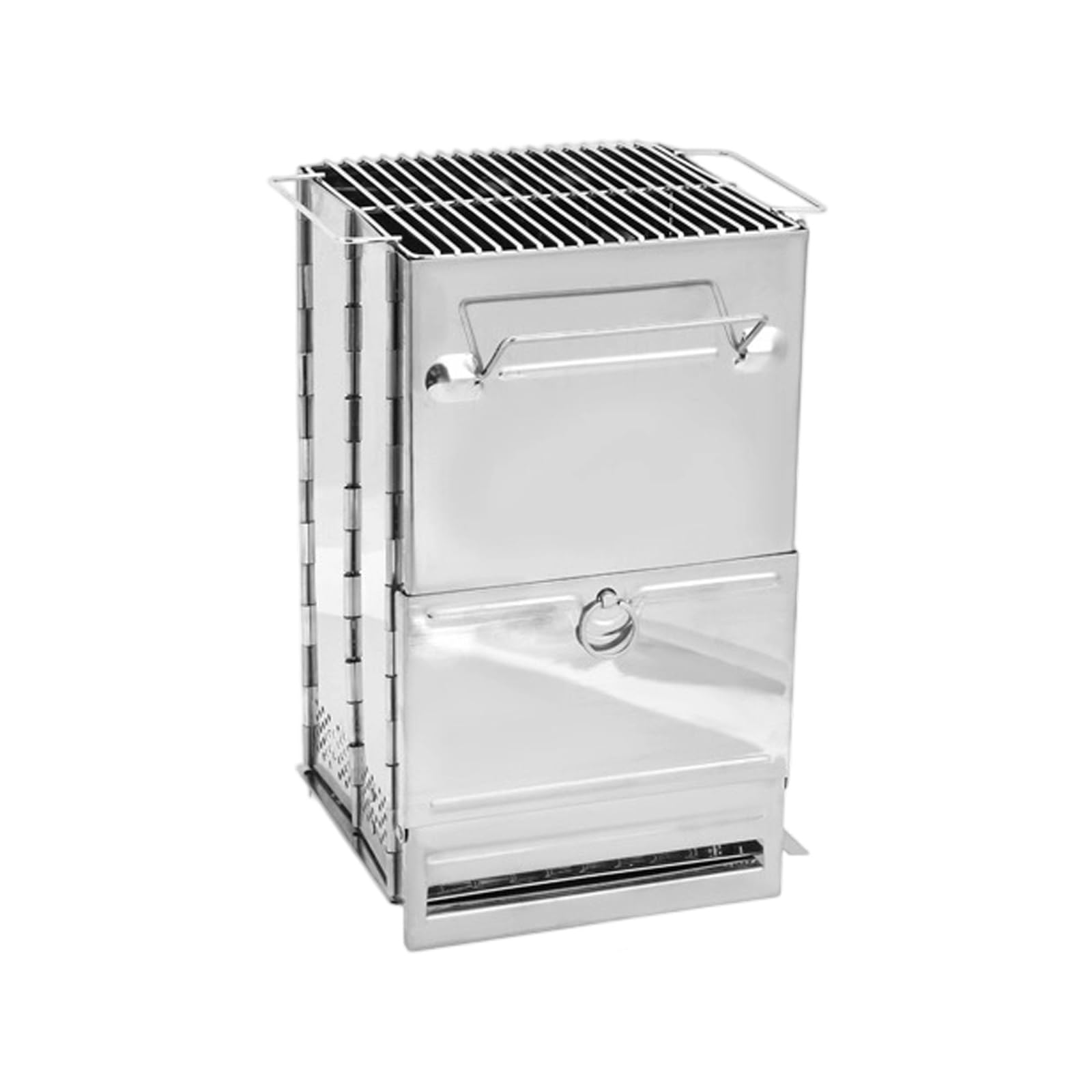Barbecue transportable pour pique-nique et cuisson au bois long