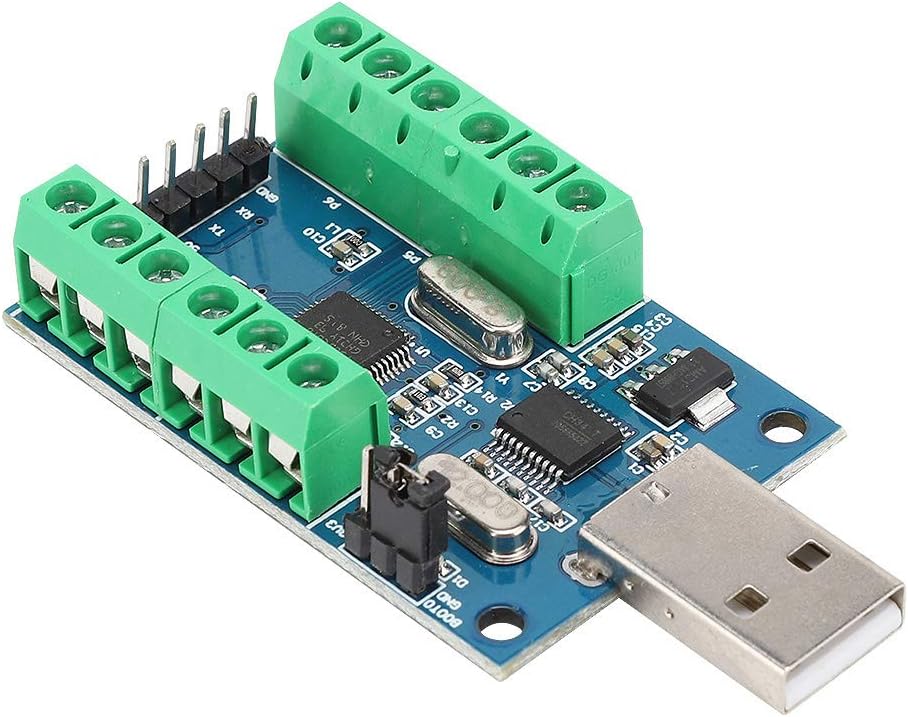 Keenso USB ADC Module 10 Channels 12 -Bit Uart Communication Data Acquisition for Laboratory Tests and Prototyping