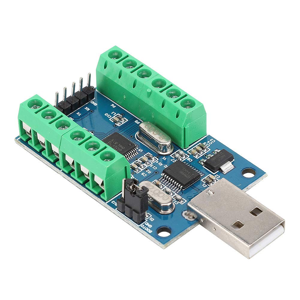 USB-интерфейс, 10 каналов, 12-битный АЦП, сбор данных, связь по UART для STM32, модуль АЦП. USB-интерфейс, 10 каналов, 12-битный А