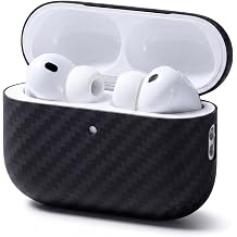 DEFF for AirPods Pro 3 Case 2025 - Genuine Dupont Aramid Fiber Protective Cover, Ultra Thin 0.65mm & Featherlight 5g Minimalist Skin, MagSafe Ready, Powerful Drop Protection, Matte Black