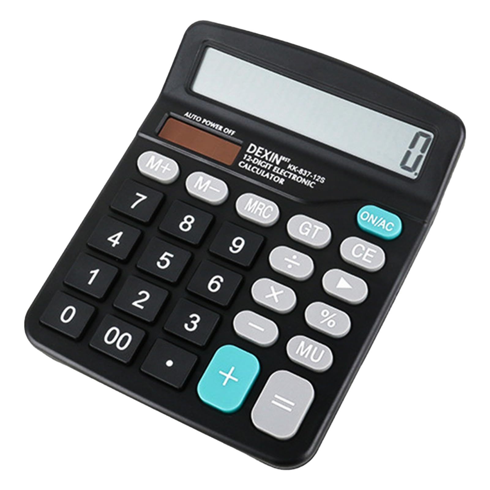 ulafbwur Student Calculator Comfortable Buttons Impact Resistant Desktop Calculator Basic Counter Convenient Black