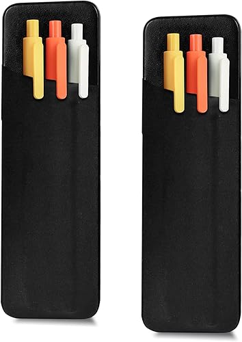 Miniatura 8 de Epessa Soporte para bolígrafo adhesivo para cuaderno funda adhesiva para diario de tapa dura planificadores cuadernos organizador reutilizable de