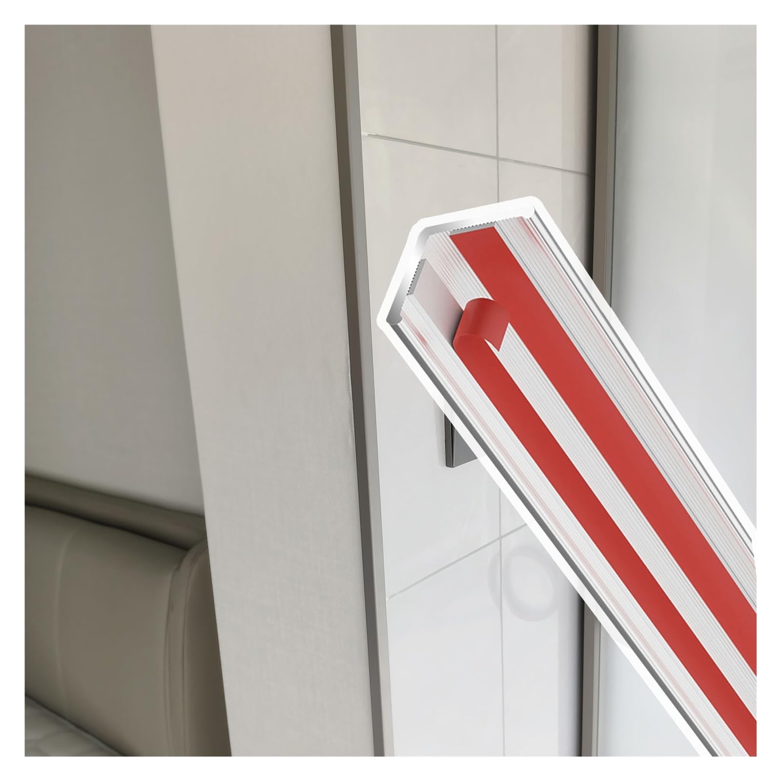 protectesquinas pared & cantoneras Protectores De Esquinas De 100, 120, 140, 160, 180 Y 200 CM De Largo, Protectores De Esquinas Adhesivos Y Protectores De Bordes Para Paredes(Silver,170cm(66 8/9 in))