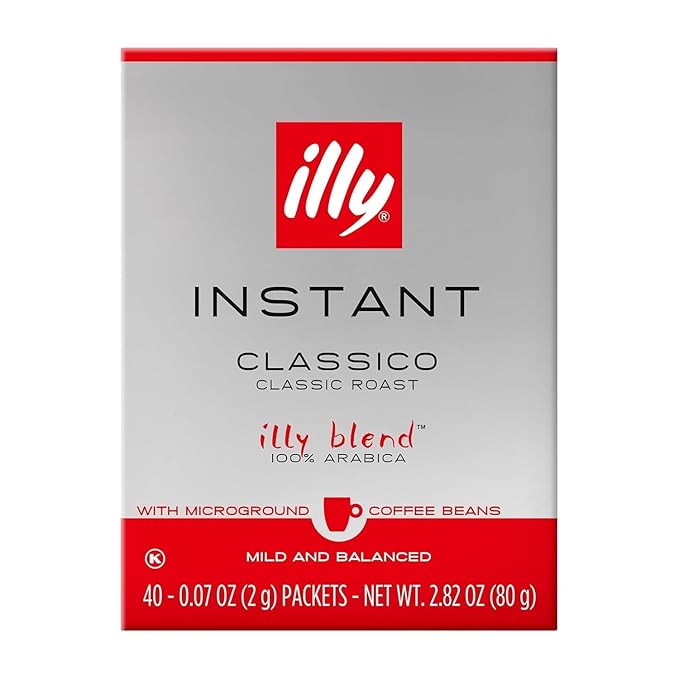 illy Instant Coffee Singles, Classico Medium Roast, Caramel & Orange