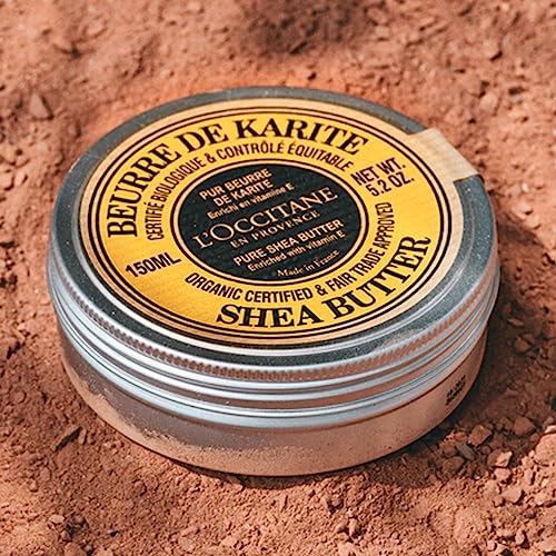 L'occitane Pure Shea Butter: Organic Shea Butter, Nourish Dry Skin & Hair, With Vitamin E, Multitasking Beauty Balm, Protects From Dryness, Softening #TOP1