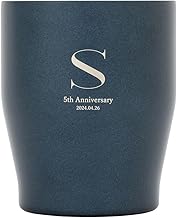 Tumbler, Text and Name Insert, Stainless Steel, Thermo, Tumbler, Vacuum Insulated, Hot or Cold Insulated, 11.8 fl oz (350 ml), Navy