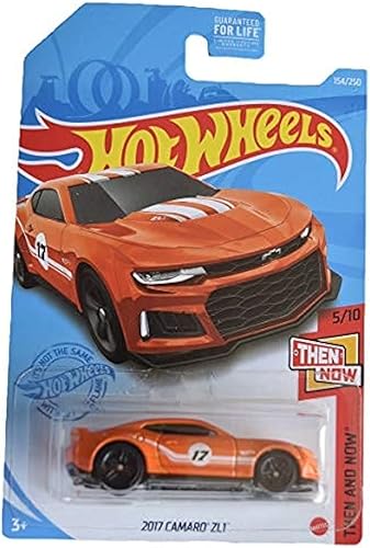 Hot Wheels 2017 Camaro ZL1, [Naranja] 154/250 Entonces y ahora 5/10