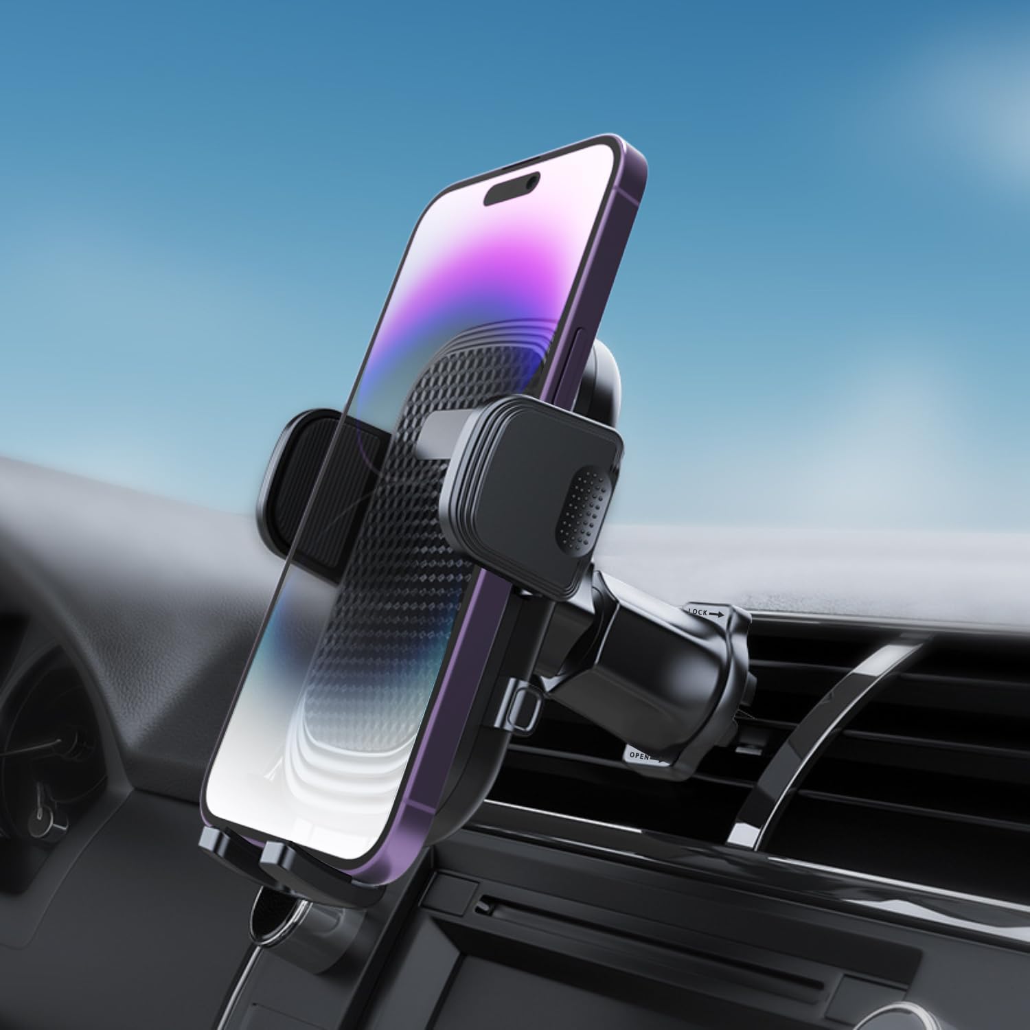 QruiLanTu Car Vent Phone Mount Gravity Cell Phone Holder