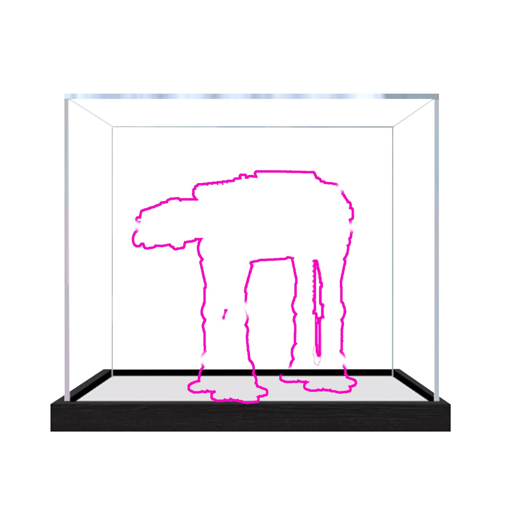Dustproof acrylic Display Case for Le-go 75454 Model (Mirror2mm)