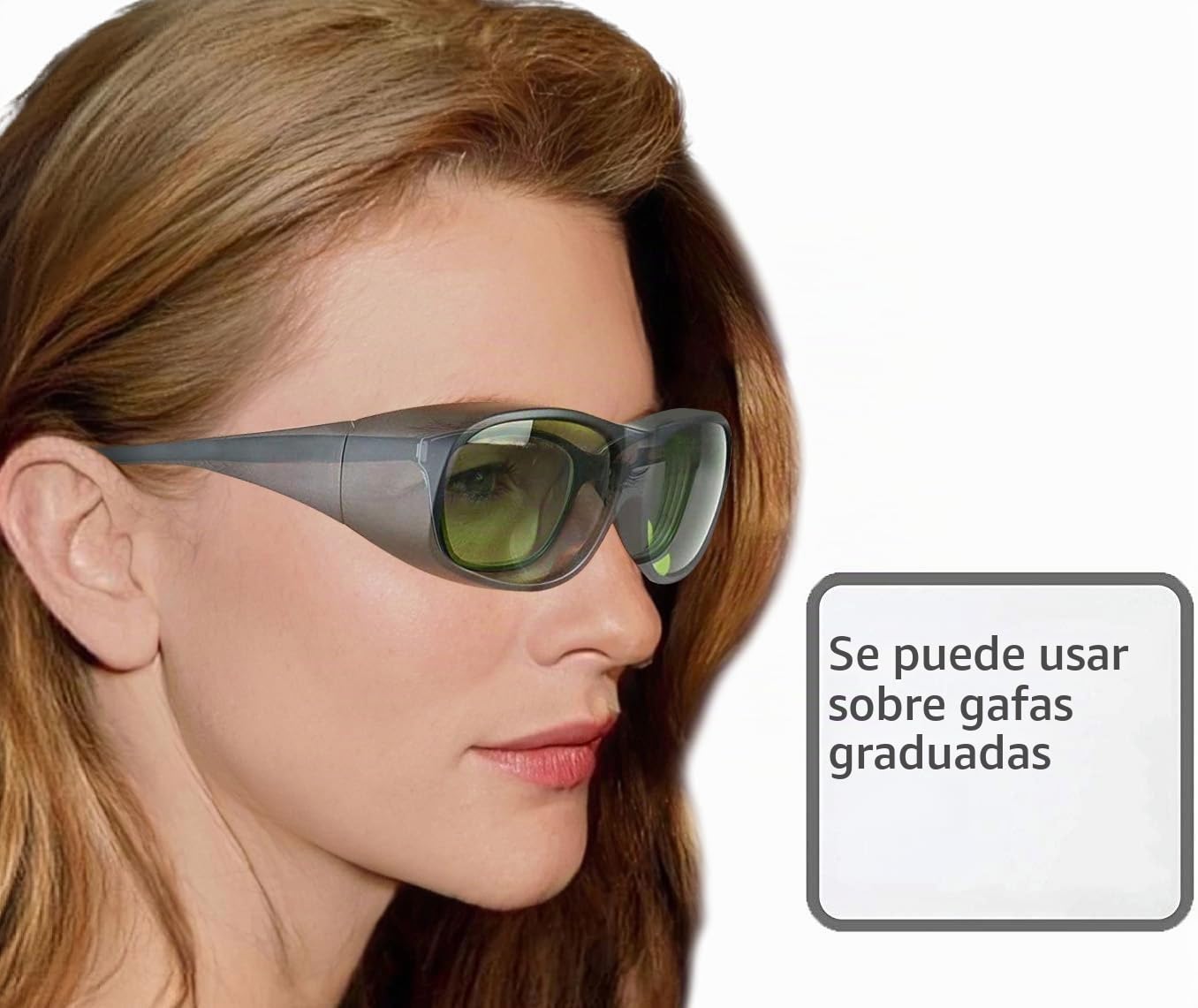 Gafas de seguridad IPL de 200 a 2000 nm IPL para depilación láser, gafas protectoras de protección láser, gafas de protección UV | Protección ocular para depilación láser, certificado CE, para luces IPL y tratamiento de belleza láser, terapia de luz roja