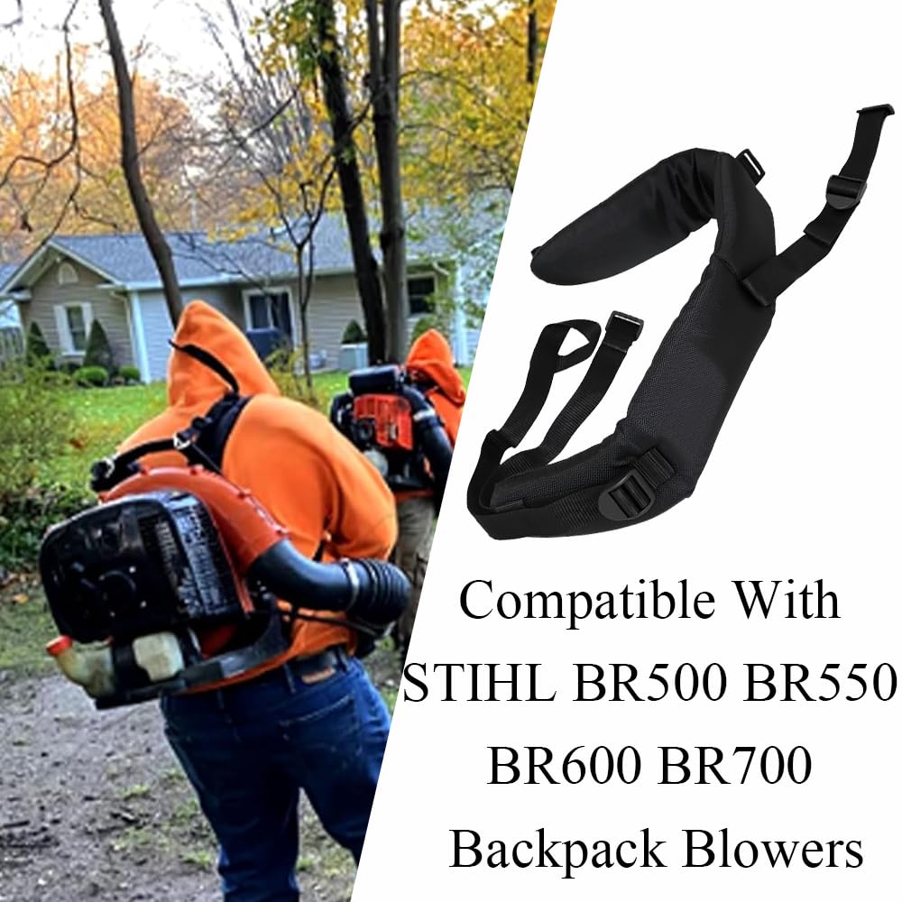 SEIWEI 4 correas de hombro para soplador, herramienta de jardinería profesional, arnés de repuesto para BR500, BR550, BR600, BR700