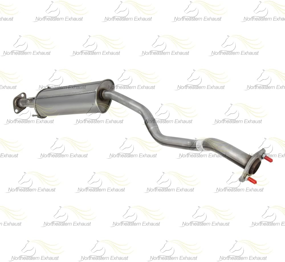 Exhaust Resonator Pipe Compatible for 2009-2014 Nissan Cube 1.8L | Stainless Steel | Northeastern Exhaust | Free Gaskets and Clamp Included | Direct-Fit Replacement