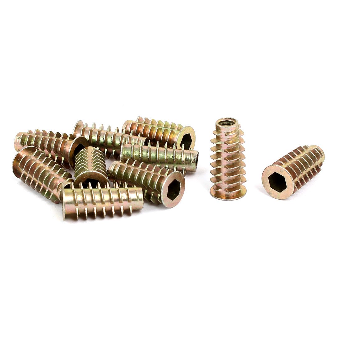 meuble bois M8x30mm fil écrous à six pans Interface Drive 20pc
