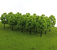 Vista 3 de 70-Pack Mixed Model Tree Train Trees Railroad Scenery Diorama Tree Architecture Trees for DIY Scenery Landscape